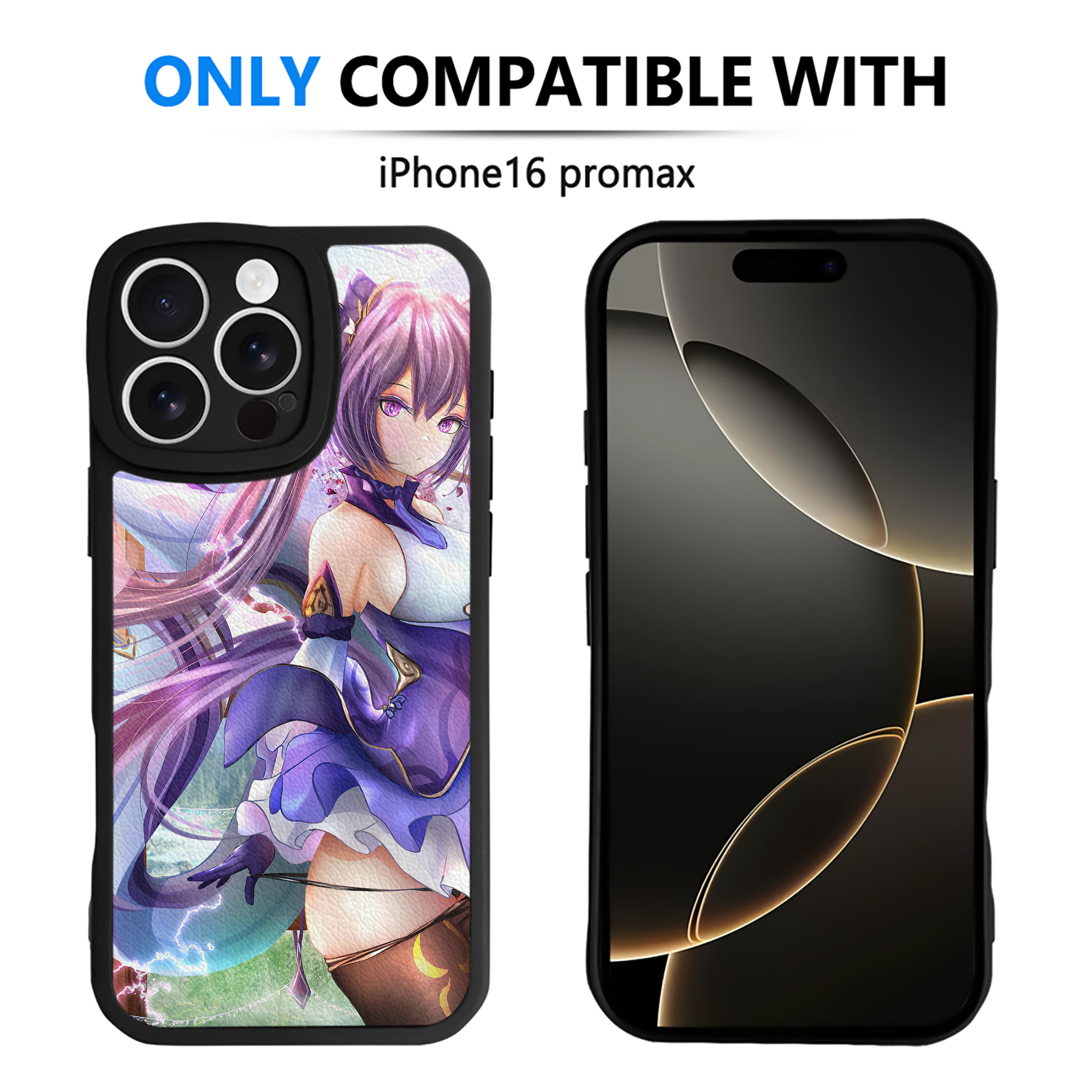 げんし神 genshin 【iPhone 16シリーズ対応】シリコンスマホケース（レザー調） 材質：シリコン